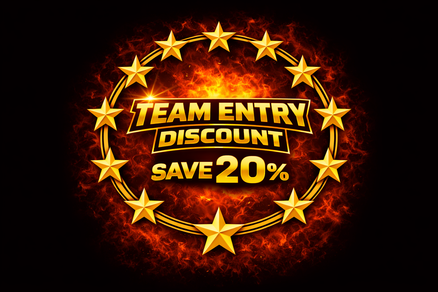 Team Entry Discount
